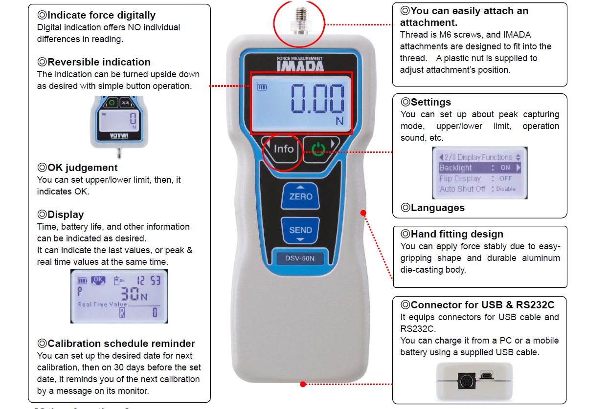 Ichiban Precision Sdn Bhd Imada Imada Digital Force Gauge for Hand